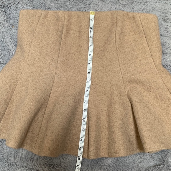 NWT Mare Mare x Anthropologie strapless peplum top - Picture 9 of 14